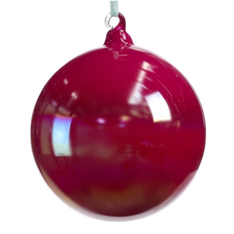 pink glass ball