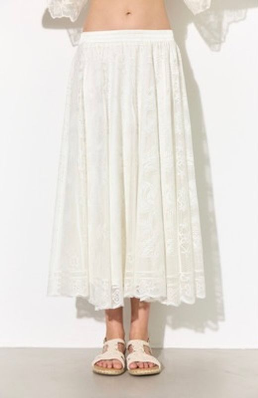 Trine skirt white