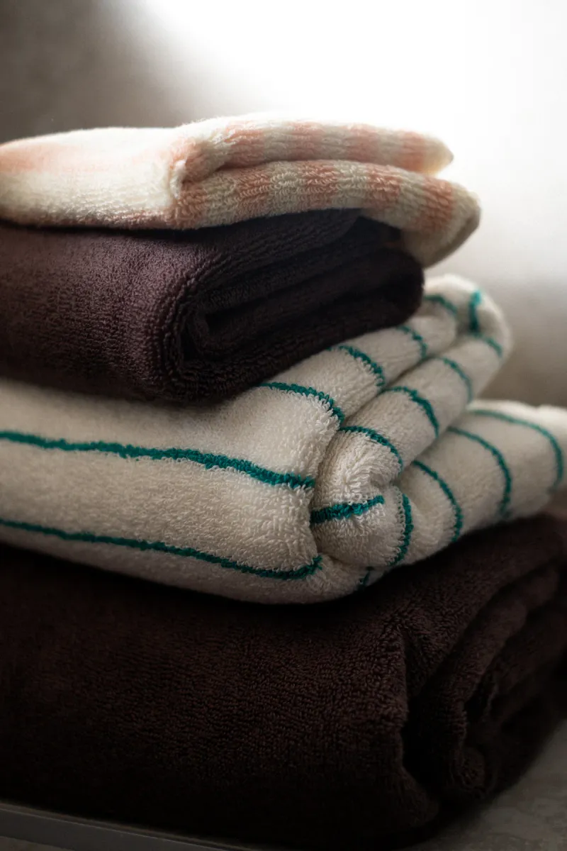 Naram badehåndkle pure white grass