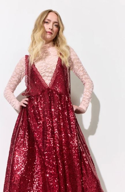 Hovedbilde Bodil Dress - Deep red
