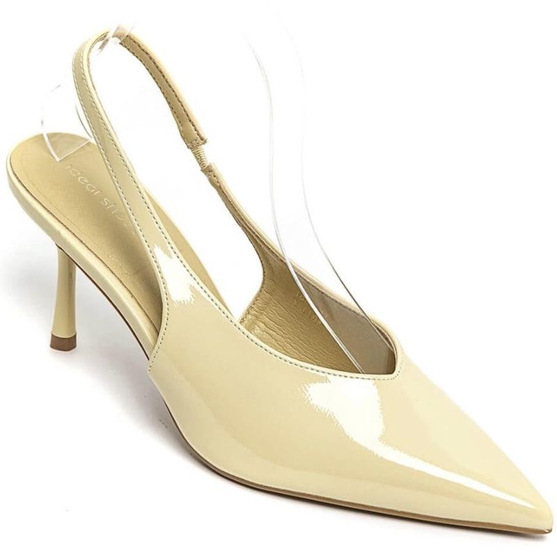 Spring yellow shoes