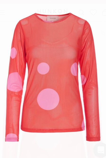 Hovedbilde Salen mesh blouse red