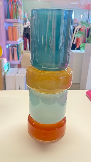 Hovedbilde Burano vase blue top