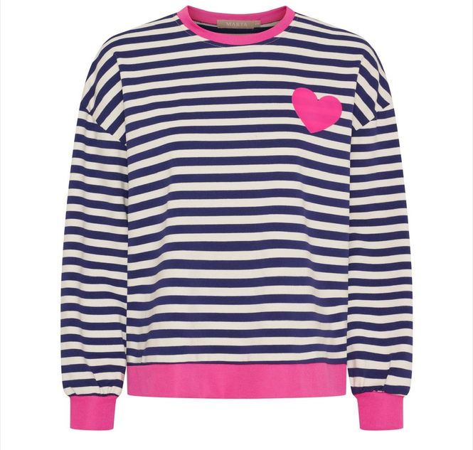 Hovedbilde Navy rose  heart sweather 