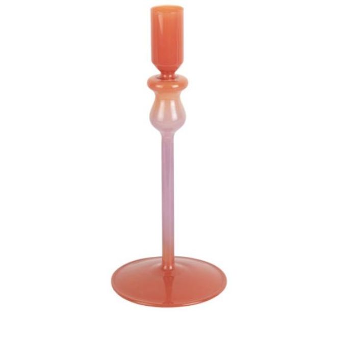 Hovedbilde Candle holder duo colours medium purple orange