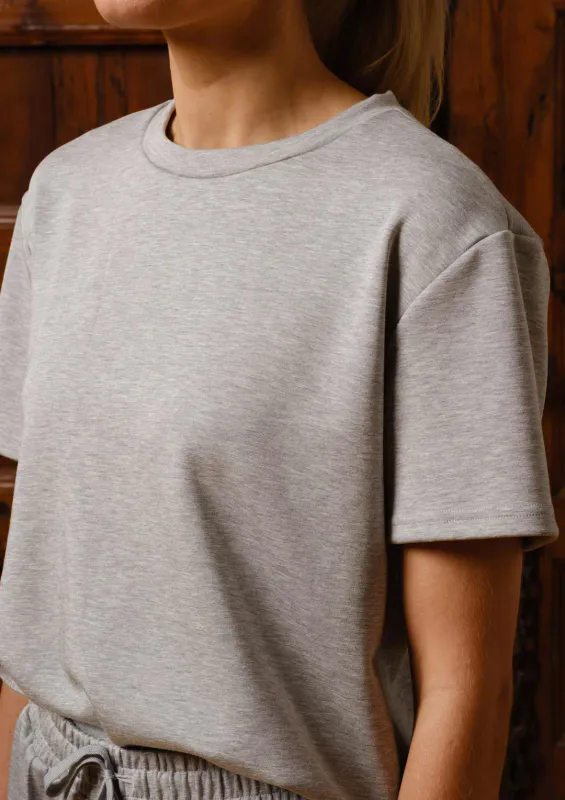 Henny shirt grey melange