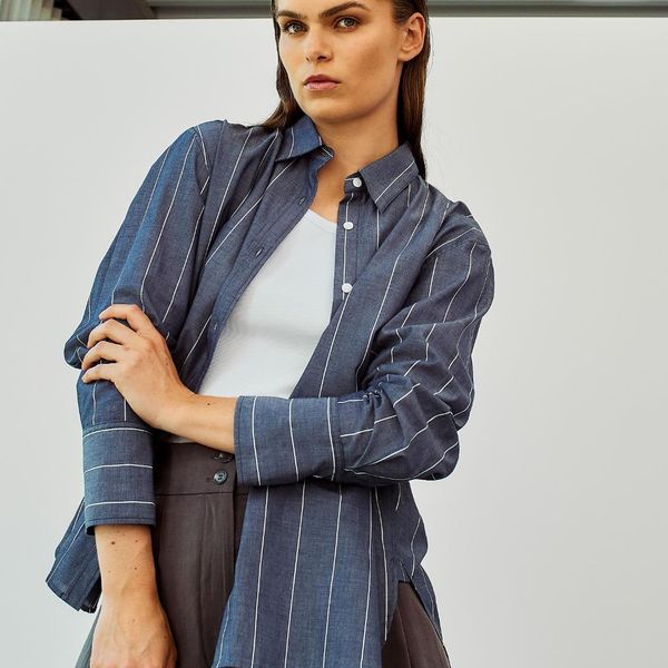 Hovedbilde Blue white shirt