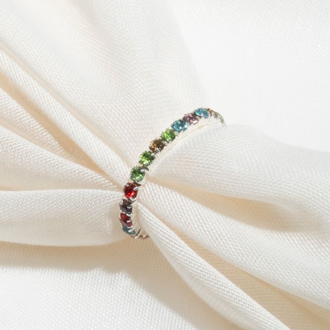Hovedbilde Elastisk ring mix green red