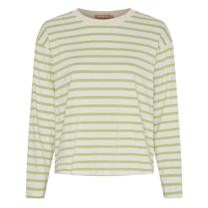 Hovedbilde Kiwi beige strip sweather