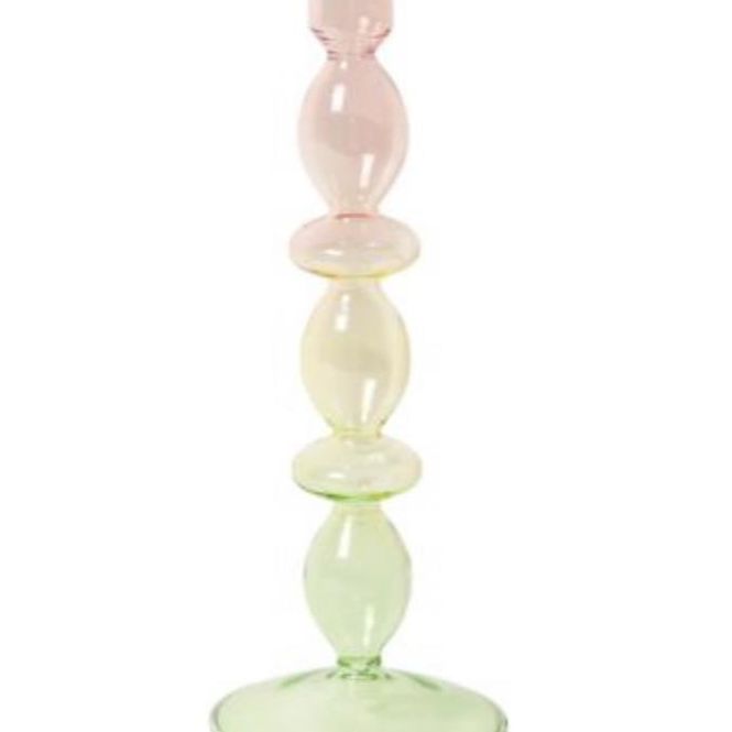 Hovedbilde Glass candleholder lollipop