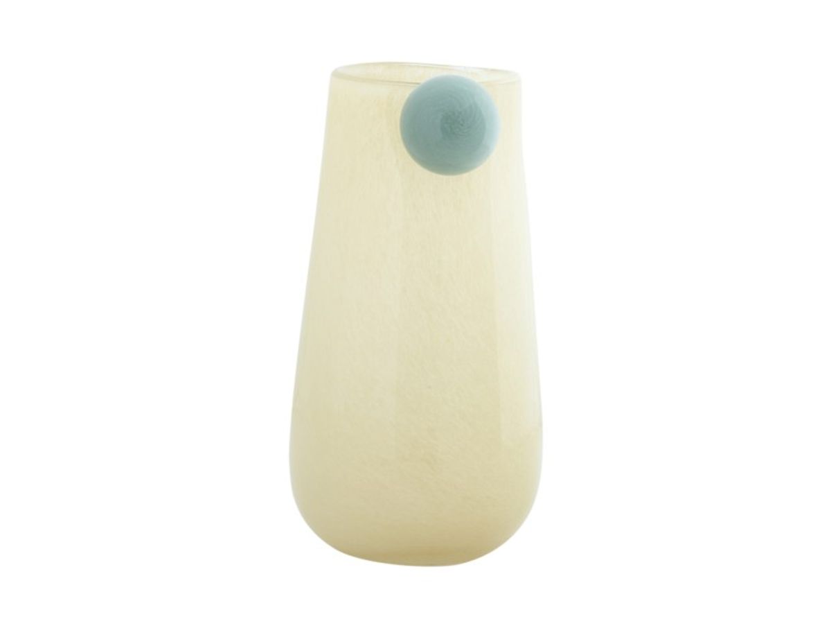 Vase bolita mindre gul/ grønn