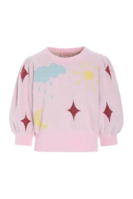 Hovedbilde Ivalu strikket bluse – rosa