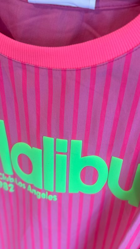 Neon green Malibu t shirt