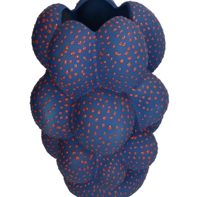 Hovedbilde vase spot blue 