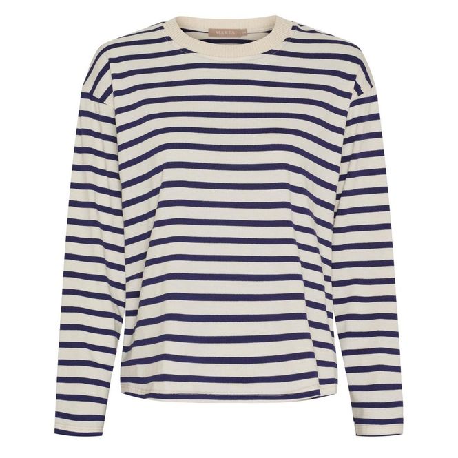 Hovedbilde Navy beige strip sweather